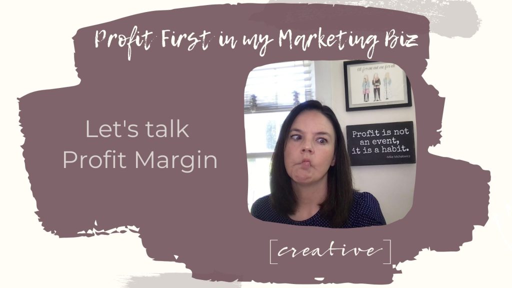 Tina talks about Profit Margin in video